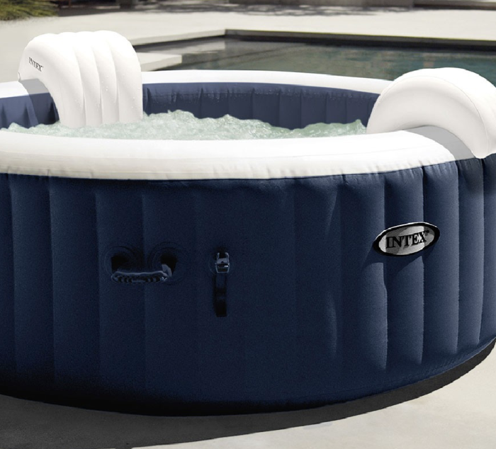 Spa hinchable – INTEX – Azul marino para 4 personas + cubierta térmica – LIQUIDACIÓN - Imagen 2