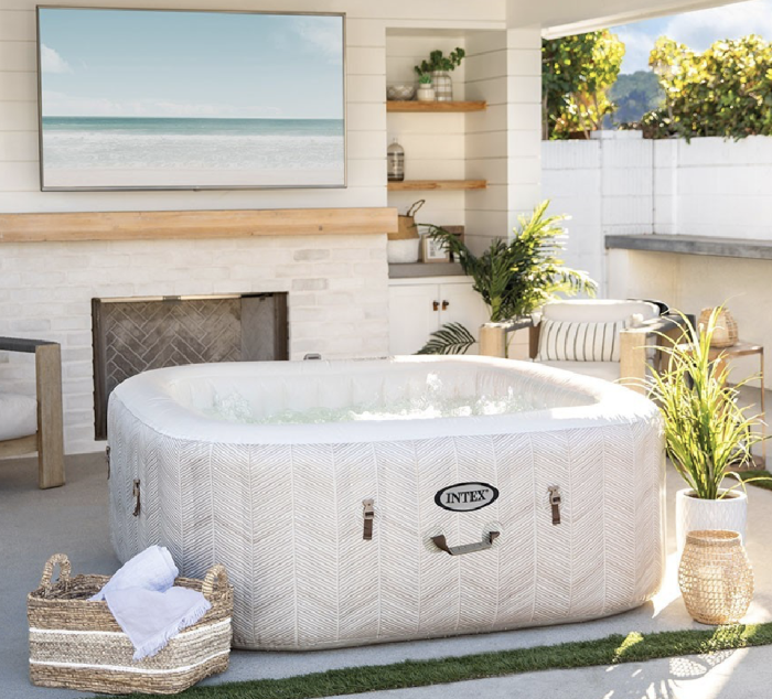 Spa hinchable – INTEX – Chevron para 4 personas + cubierta térmica – LIQUIDACIÓN - Imagen 5