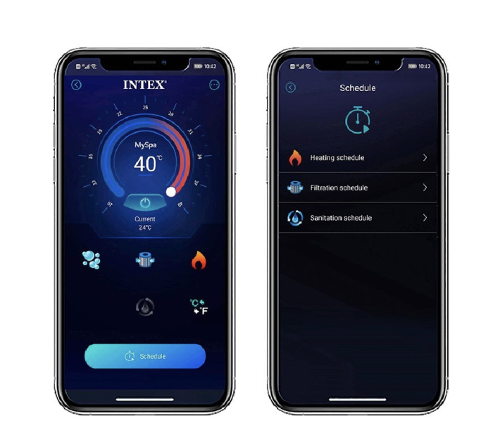 Spa hinchable – INTEX – Chevron para 4 personas + cubierta térmica – LIQUIDACIÓN - Imagen 2