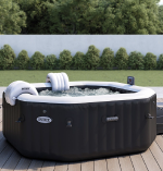Spa hinchable – INTEX – Carbono para 4 personas + cubierta térmica – LIQUIDACIÓN - Imagen 5
