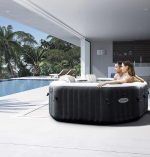 Spa hinchable – INTEX – Carbono para 4 personas + cubierta térmica – LIQUIDACIÓN - Imagen 4