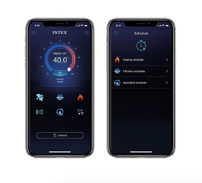 Spa hinchable – INTEX – Carbono para 6 personas + Cubierta térmica – LIQUIDACIÓN - Imagen 2