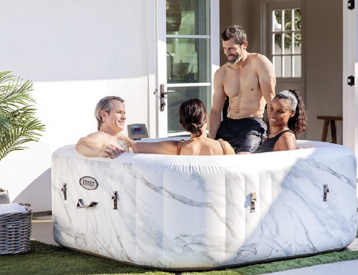 Spa hinchable – INTEX – Calacatta para 4 personas + Cubierta térmica - Imagen 11