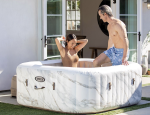 Spa hinchable – INTEX – Calacatta para 4 personas + Cubierta térmica - Imagen 4