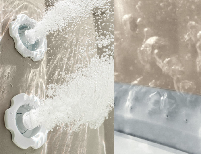 Spa hinchable – INTEX – Calacatta para 4 personas + Cubierta térmica - Imagen 9