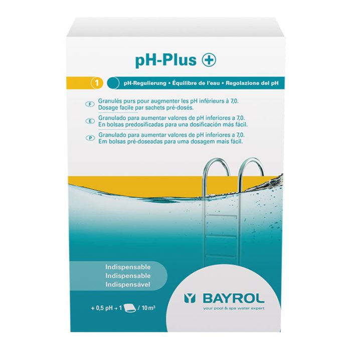 bayrol-ph-plus-boite-carton-de-3-sachets.jpg Caja de cartón de Bayrol pH Plus con 3 sobres - Imagen 1