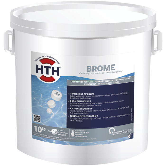 hth® bromo de liberación lenta para desinfección regular - comprimidos/gránulos de 20 g - Imagen 2