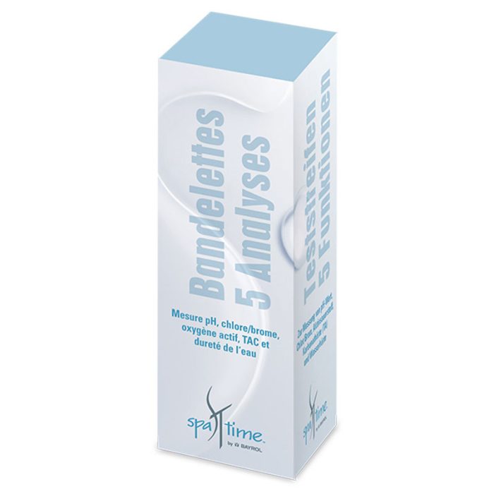 Caja de 50 tiras reactivas, 5 pruebas - Bayrol SpaTime - Imagen 1