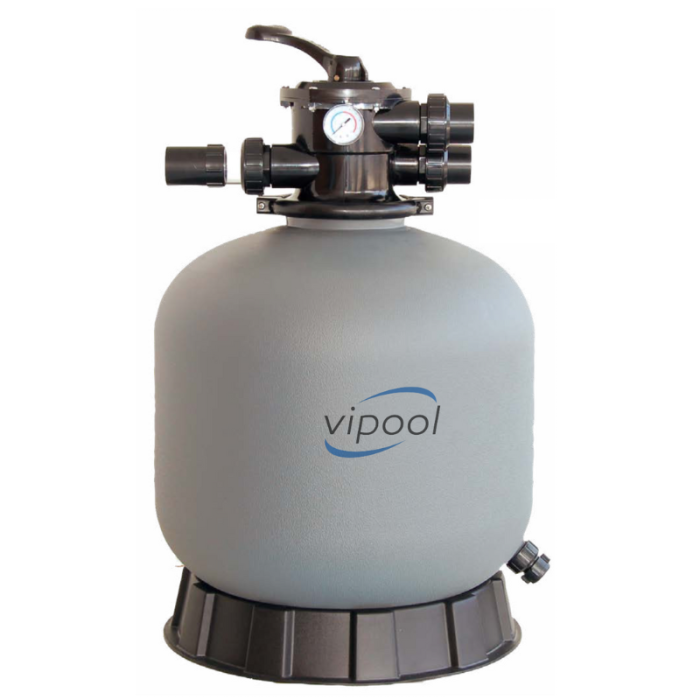 filtre-a-sable-souffle-en-pehd-vipool-vanne-top.png Filtro de arena soplada de HDPE ViPool con válvula superior - Imagen 1