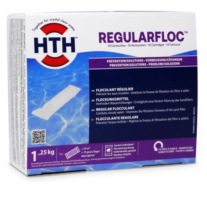 Floculante hth REGULARFLOC - caja de 10 cartuchos - Imagen 3