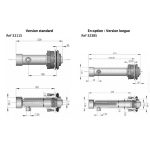 Kit completo ACIS Spa: 9 chorros + bomba NCC 215M - para piscinas de paneles y de hormigón/revestimiento - Imagen 4