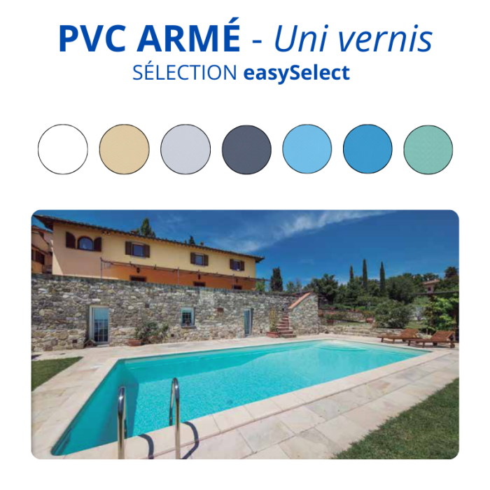 Revestimiento de PVC reforzado 150/100 liso con barniz easySelect - Imagen 1