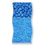 Revestimiento superpuesto Swimline en color Boulder para piscinas elevadas.