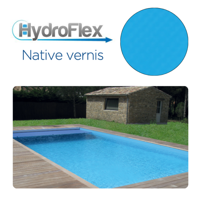 Revestimiento de PVC reforzado 150/100, Hydroflex liso barnizado superior nativo - Imagen 4