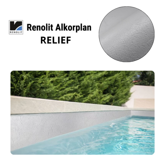 Revestimiento de PVC reforzado 180/100 liso antideslizante Alkorplan Relief - Imagen 6