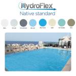 Revestimiento de PVC reforzado 150/100e Uni Native Standard Hydroflex