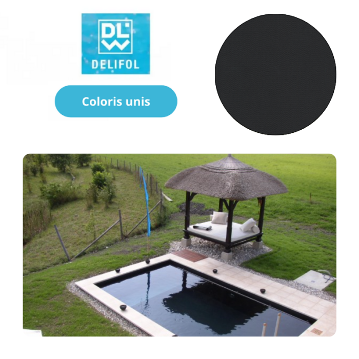 Liner de PVC reforzado 150/100e tipo liso NG Delifol - Imagen 11