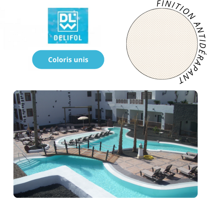 Revestimiento de PVC reforzado 180/100 antideslizante tipo NGP Delifol - Imagen 2