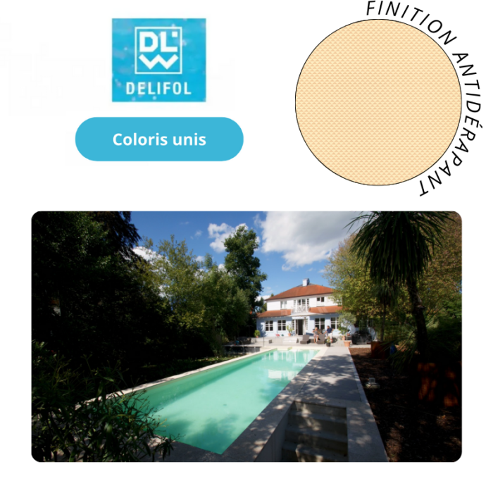 Revestimiento de PVC reforzado 180/100 antideslizante tipo NGP Delifol - Imagen 3