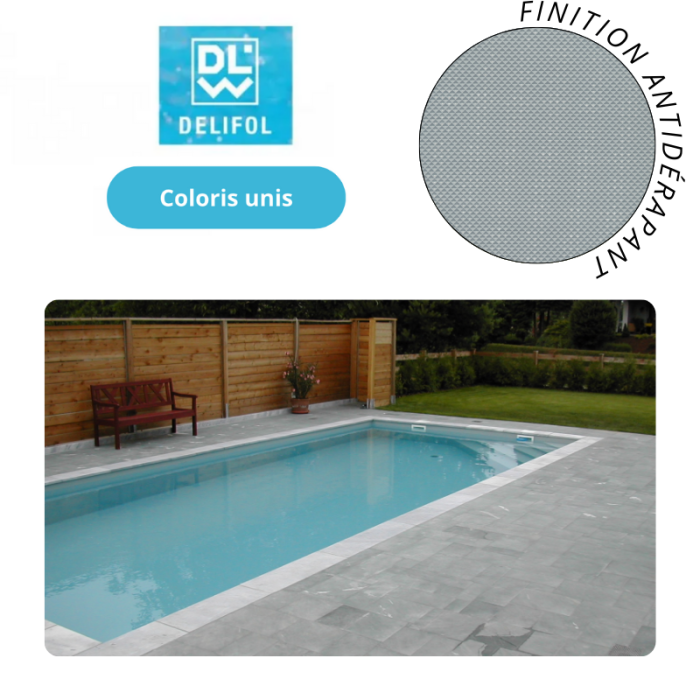 Revestimiento de PVC reforzado 180/100 antideslizante tipo NGP Delifol - Imagen 9