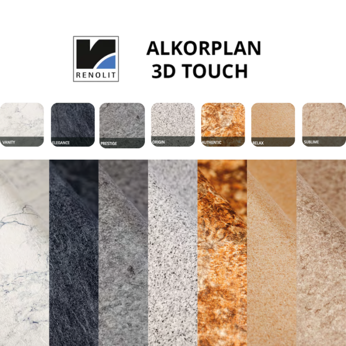 Revestimiento de PVC reforzado 200/100, barnizado e impreso, Alkorplan 3000 3D TOUCH Prestige - 41,25 m² - Imagen 3