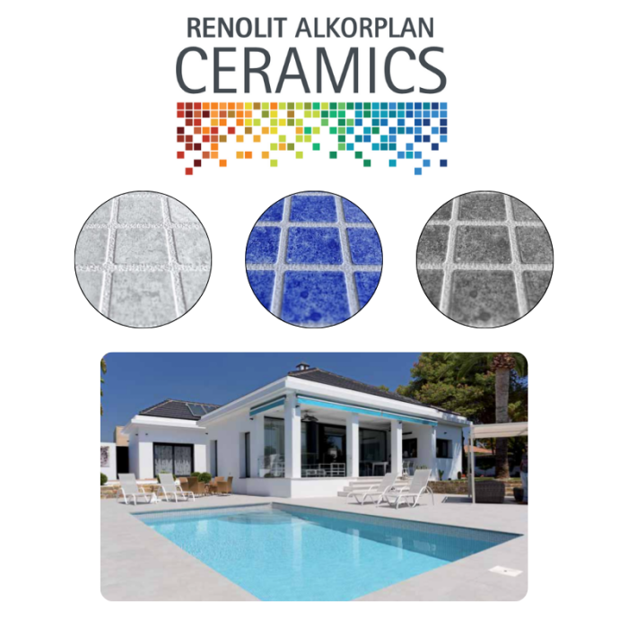 Revestimiento de PVC reforzado 200/100e Alkorplan Ceramics - Imagen 1