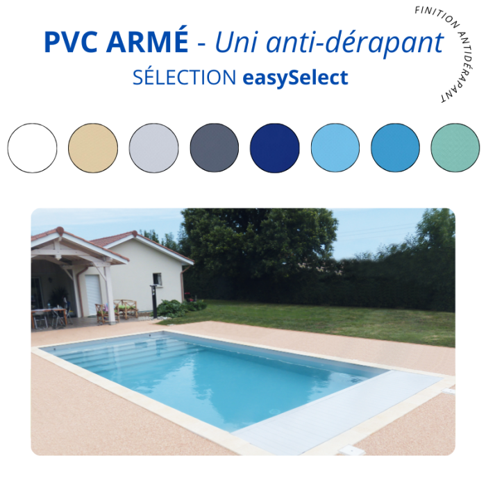 Revestimiento de PVC reforzado 150/100 liso antideslizante easySelect - Imagen 1