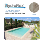 Revestimiento de PVC reforzado Hydroflex 3D Sensation, relieve barnizado superior 150/100. - Imagen 2