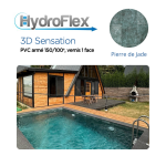 Revestimiento de PVC reforzado Hydroflex 3D Sensation, relieve barnizado superior 150/100. - Imagen 5
