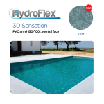 Revestimiento de PVC reforzado Hydroflex 3D Sensation, relieve barnizado superior 150/100. - Imagen 6