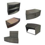 Mobiliario para spa Netspa Octopus - 5 módulos