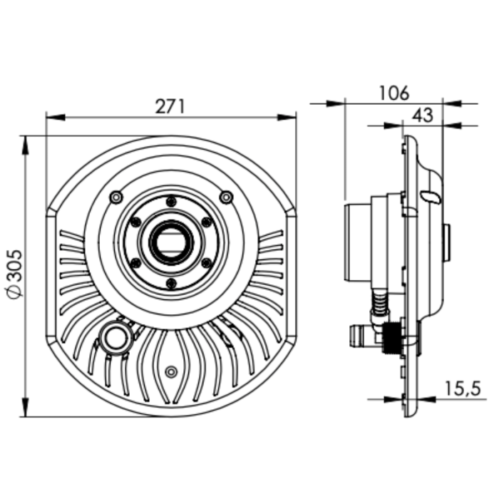 Sistema de natación a contracorriente Jet Vag Junior PRO con control remoto - Imagen 6
