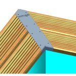 Piscina rectangular de madera Ubbink Linéa, 500 x 1100 x 140 cm - Imagen 3