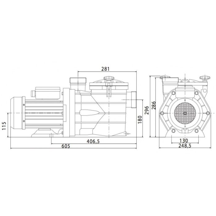 Bomba de filtración para piscinas VIPool MPB - Imagen 3