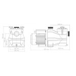 Bomba de filtración para piscinas VIPool MCB - Imagen 2