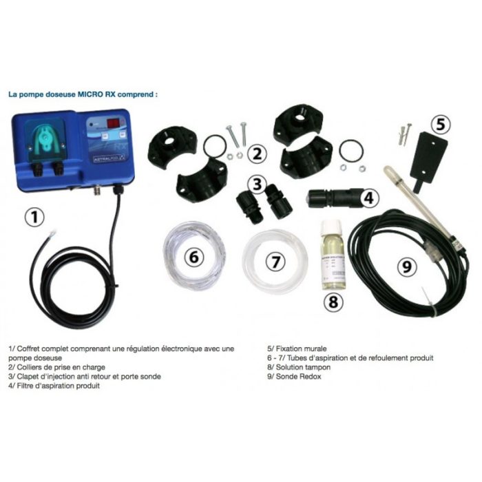 Bomba peristáltica Astral Micro Rx: regulador redox automático para piscinas - Imagen 3