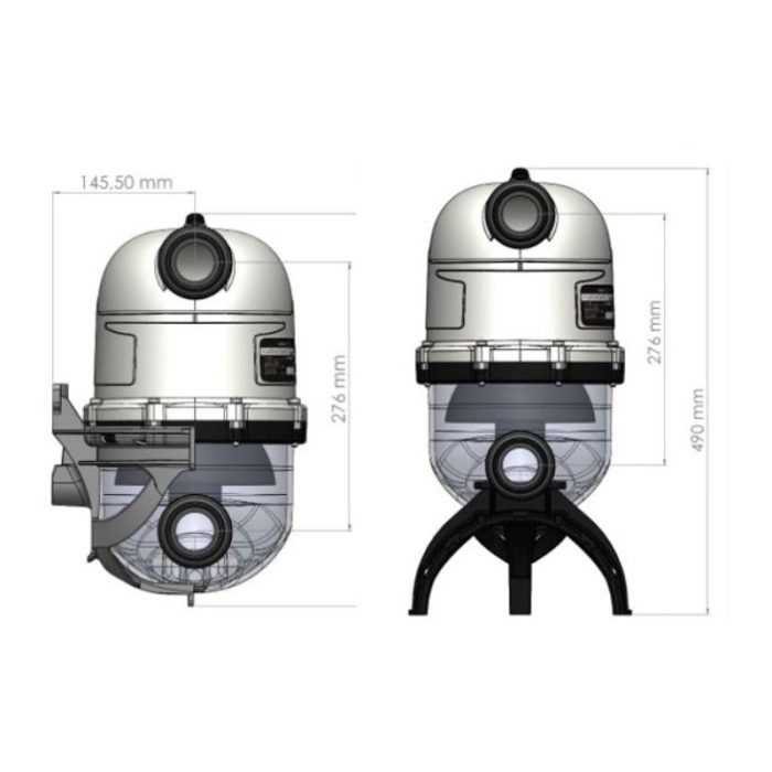 Prefiltro compacto Astral Hydrospin, máx. 16,5 m³/h - Imagen 2