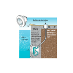 Proyector LED Hayward CrystaLogic, color blanco hormigón/revestimiento - Imagen 5