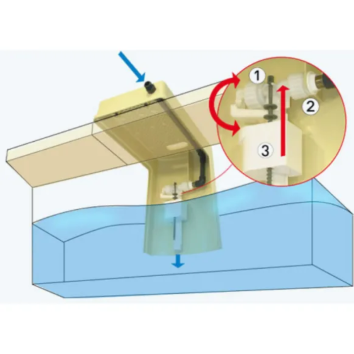 Regulador de nivel de agua extraíble Régul'Eau - Imagen 4