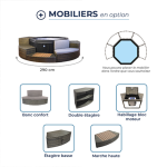 Spa semirrígido Netspa Octopus - 6 plazas - Imagen 3