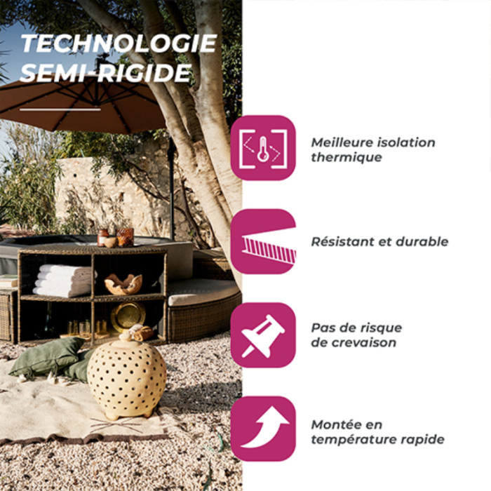 Spa semirrígido Netspa Octopus - 6 plazas - Imagen 4