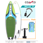 Tabla de surf inflable Coasto Air, 6'' con quillas desmontables - Imagen 2