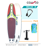 Tabla de surf inflable Coasto Air de 8 pulgadas. - Imagen 2