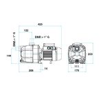 Bomba de refuerzo monofásica Zodiac Polaris de 1 hp - Imagen 2
