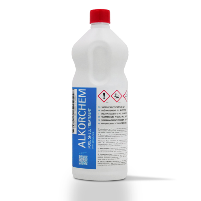 Tratamiento antiséptico Renolit Alkorchem para estructuras de piscinas - 1 litro - Imagen 1