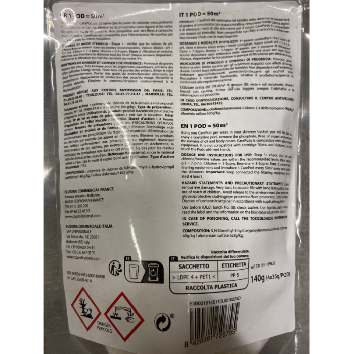 Floculante 3 en 1 CarePods CTX-598 - Imagen 2