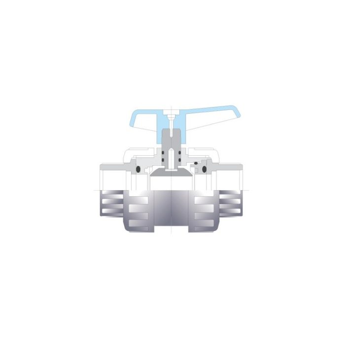 Válvula de bola de PVC Easyselect PN-16 - Imagen 1